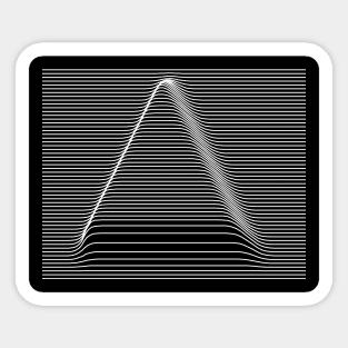 triangle geometric lines Sticker